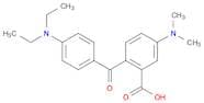 Benzoic acid, 2-[4-(diethylamino)benzoyl]-5-(dimethylamino)-