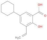 Benzoic acid, 5-cyclohexyl-3-ethenyl-2-hydroxy-