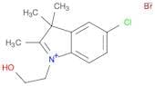 3H-Indolium, 5-chloro-1-(2-hydroxyethyl)-2,3,3-trimethyl-, bromide (1:1)