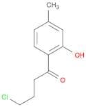 1-Butanone, 4-chloro-1-(2-hydroxy-4-methylphenyl)-