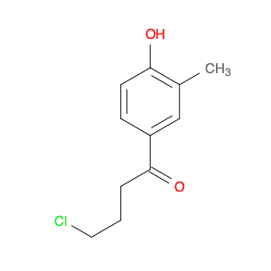 1-Butanone, 4-chloro-1-(4-hydroxy-3-methylphenyl)-