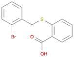 Benzoic acid, 2-[[(2-bromophenyl)methyl]thio]-
