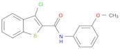 Benzo[b]thiophene-2-carboxamide, 3-chloro-N-(3-methoxyphenyl)-