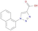1-(Naphthalen-1-yl)-1H-1,2,3-triazole-4-carboxylic acid