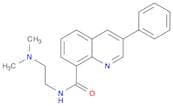 8-Quinolinecarboxamide, N-[2-(dimethylamino)ethyl]-3-phenyl-