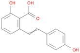 Benzoic acid, 2-hydroxy-6-[2-(4-hydroxyphenyl)ethenyl]-