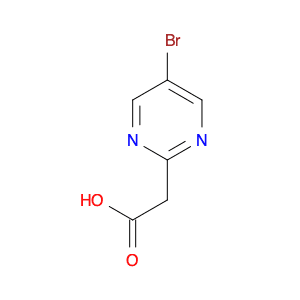 2-Pyrimidineacetic acid, 5-bromo-
