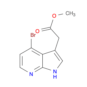 Methyl 2-(4-bromo-1H-pyrrolo[2,3-b]pyridin-3-yl)acetate