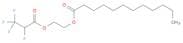 Dodecanoic acid, 2-(2,3,3,3-tetrafluoro-1-oxopropoxy)ethyl ester