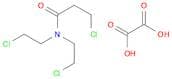 Propanamide, 3-chloro-N,N-bis(2-chloroethyl)-, ethanedioate (1:1)