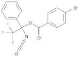 Benzoic acid, 4-bromo-, 2,2,2-trifluoro-1-isocyanato-1-phenylethyl ester
