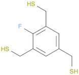 1,3,5-Benzenetrimethanethiol, 2-fluoro-