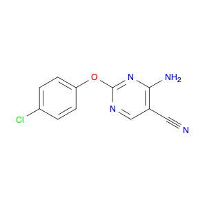 4-Amino-2-(4-chlorophenoxy)pyrimidine-5-carbonitrile
