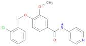 Benzamide, 4-[(2-chlorophenyl)methoxy]-3-methoxy-N-4-pyridinyl-