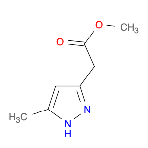1H-Pyrazole-3-acetic  acid,  5-methyl-,  methyl  ester