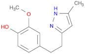 Phenol, 2-methoxy-4-[2-(5-methyl-1H-pyrazol-3-yl)ethyl]-