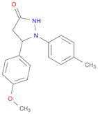 3-Pyrazolidinone, 5-(4-methoxyphenyl)-1-(4-methylphenyl)-