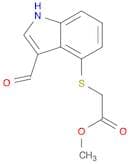 ((3-Formyl-1H-indol-4-yl)thio)methyl acetate