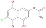 1,4-Naphthalenedione, 6-(acetyloxy)-2-chloro-8-hydroxy-
