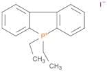 5H-Benzo[b]phosphindolium, 5,5-diethyl-, iodide (1:1)