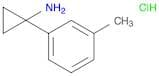 1-(3-methylphenyl)cyclopropan-1-amine hydrochloride