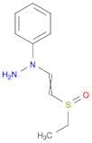 Formaldehyde, 1-(ethylsulfinyl)-, 2-methyl-2-phenylhydrazone
