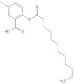 Benzoic acid, 5-iodo-2-[(1-oxododecyl)oxy]-