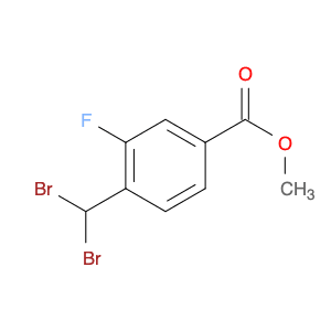 Benzoic acid, 4-(dibromomethyl)-3-fluoro-, methyl ester