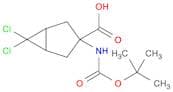 3-((tert-Butoxycarbonyl)amino)-6,6-dichlorobicyclo[3.1.0]hexane-3-carboxylic acid