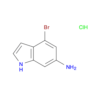 1H-Indol-6-amine, 4-bromo-, hydrochloride (1:1)