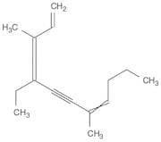 1,3,4,8-Dodecatetraen-6-yne, 5-ethyl-3,8-dimethyl-