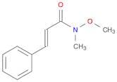 2-Propenamide, N-methoxy-N-methyl-3-phenyl-, (2E)-
