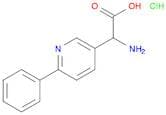 2-Amino-2-(6-phenyl-3-pyridyl)acetic acid hydrochloride