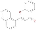 4H-1-Benzopyran-4-one, 2-(1-naphthalenyl)-