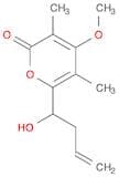 2H-Pyran-2-one, 6-(1-hydroxy-3-buten-1-yl)-4-methoxy-3,5-dimethyl-