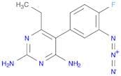 2,4-Pyrimidinediamine, 5-(3-azido-4-fluorophenyl)-6-ethyl-