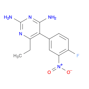 2,4-Pyrimidinediamine, 6-ethyl-5-(4-fluoro-3-nitrophenyl)-