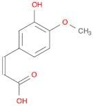 2-Propenoic acid, 3-(3-hydroxy-4-methoxyphenyl)-, (Z)- (9CI)