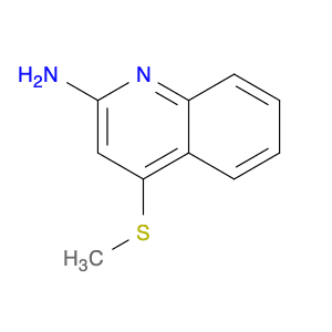 2-Quinolinamine, 4-(methylthio)-