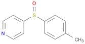 Pyridine, 4-[(4-methylphenyl)sulfinyl]-