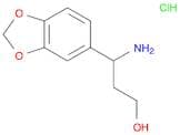 1,3-Benzodioxole-5-propanol, γ-amino-, hydrochloride (1:1)