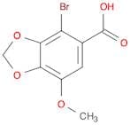 1,3-Benzodioxole-5-carboxylic acid, 4-bromo-7-methoxy-