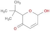 2H-Pyran-3(6H)-one, 2-(1,1-dimethylethyl)-6-hydroxy-