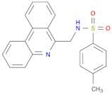 Benzenesulfonamide, 4-methyl-N-(6-phenanthridinylmethyl)-