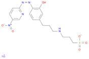 1-Propanesulfonic acid, 3-[[3-hydroxy-4-[2-(5-nitro-2-pyridinyl)diazenyl]phenyl]propylamino]-, sod…