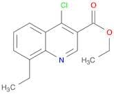 3-Quinolinecarboxylic acid, 4-chloro-8-ethyl-, ethyl ester