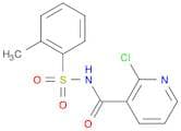3-Pyridinecarboxamide, 2-chloro-N-[(2-methylphenyl)sulfonyl]-