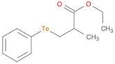 Propanoic acid, 2-methyl-3-(phenyltelluro)-, ethyl ester