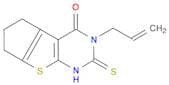 3-Allyl-2-mercapto-6,7-dihydro-3H-cyclopenta[4,5]thieno[2,3-d]pyrimidin-4(5H)-one
