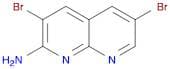 1,8-Naphthyridin-2-amine, 3,6-dibromo-